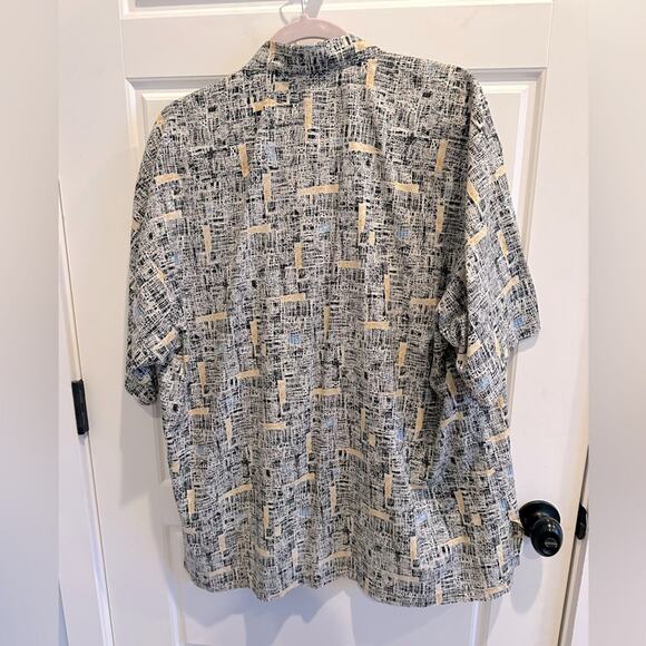 Tori Richard Men’s Art Deco Button Up Shirt - Picture 2 of 3